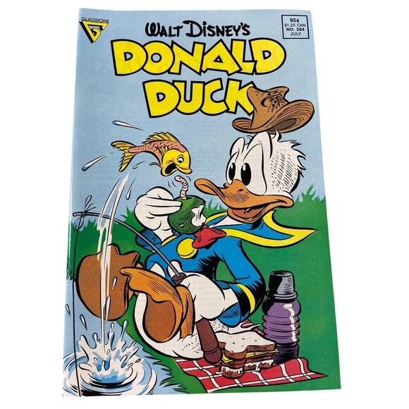 Gladstone Walt Disneys Donald Duck #264 1988 Comic Retro Edition Bagged Boarded - Picture 1 of 6